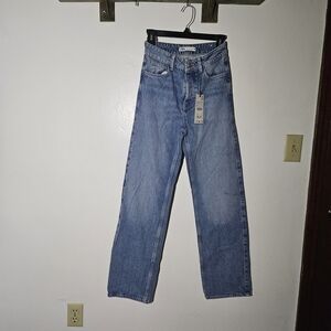Zara Women's Straight Blue Jeans